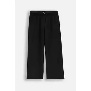 Coccodrillo pantaloni copii culoarea negru, uni, BACK TO SCHOOL GIRL imagine