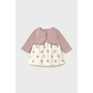 Mayoral Newborn rochie bebe culoarea roz, mini, evazați, 2832 imagine