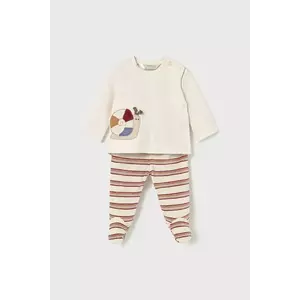 Mayoral Newborn compleu bebe culoarea maro, 2566 imagine