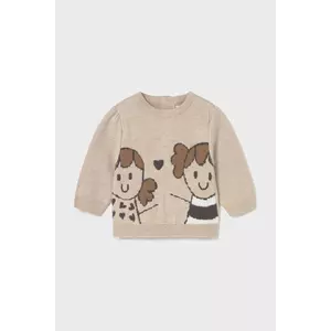 Mayoral Newborn pulover bebe culoarea maro, 2340 imagine