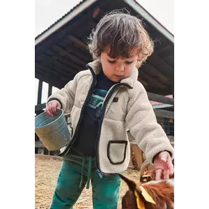 Mayoral hanorac polar pentru copii culoarea bej, uni, 2427 imagine