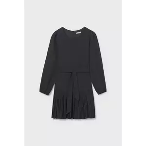 Mayoral rochie fete culoarea negru, midi, evazati, 7908 imagine