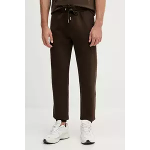 Karl Lagerfeld pantaloni de trening culoarea maro, uni, 554908.705013 imagine