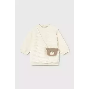 Mayoral rochie culoarea bej, mini, drept, 2919 imagine