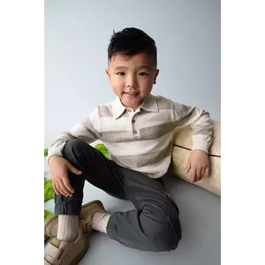 Mayoral pulover pentru copii din amestec de lână culoarea maro, light, 4122 imagine