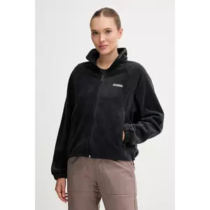 Columbia hanorac fleece Benton Springs culoarea negru, uni, 2136221 imagine