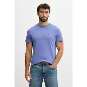 Tommy Jeans tricou din bumbac culoarea alb, uni, DM0DM04411 imagine