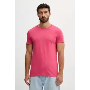 Tommy Jeans tricou din bumbac culoarea alb, uni, DM0DM04411 imagine