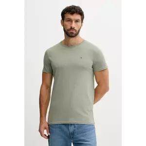 Tommy Jeans tricou din bumbac culoarea alb, uni, DM0DM04411 imagine