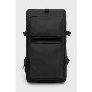 Rains rucsac 14330 Backpacks culoarea negru, mare, neted imagine