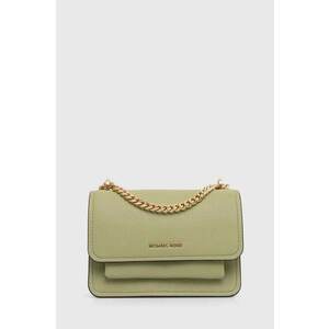 MICHAEL Michael Kors poseta de piele culoarea verde, 32T4GC7C1T imagine