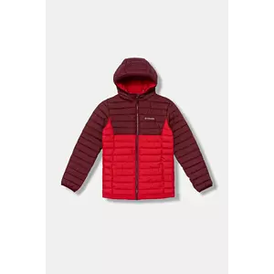 Columbia geacă copii Powder Lite culoarea maro, 2090023 imagine