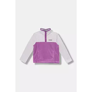 Columbia hanorac polar pentru copii Steens Mtn culoarea rosu, cu model, 2087881 imagine