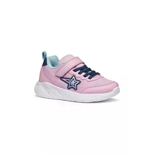 Geox sneakers pentru copii SPRINTYE culoarea roz, J55FWA.0AS54 imagine