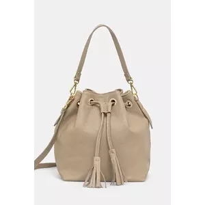 Answear.LAB poseta de piele culoarea bej imagine