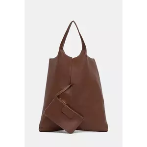 Answear.LAB poseta de piele culoarea maro imagine