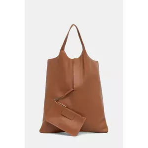 Answear.LAB poseta de piele culoarea maro imagine