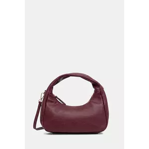 Answear.LAB poseta de piele culoarea bordo imagine