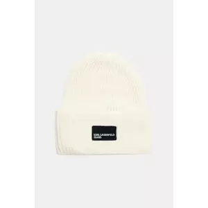 Karl Lagerfeld Jeans căciulă de lână culoarea bej, A4W33079 imagine