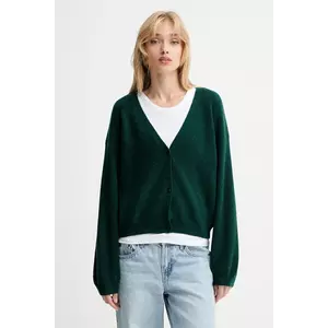 American Vintage cardigan de lână culoarea verde, light, RAX19C imagine