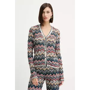 Missoni cardigan de lână culoarea bleumarin, light, DS25WM06.BR012F imagine