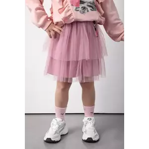 Coccodrillo fustă fete culoarea roz, mini, evazati, CRAFT PUNK GIRL KIDS imagine