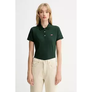 Levi's tricou polo culoarea verde, 001F2 imagine