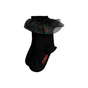 Mini Rodini șosete copii Lingonberries culoarea negru, 25760130 imagine