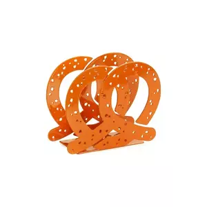 Balvi suport de servetele Pretzel 12, 5 x 14 x 5, 3 cm culoarea portocaliu imagine