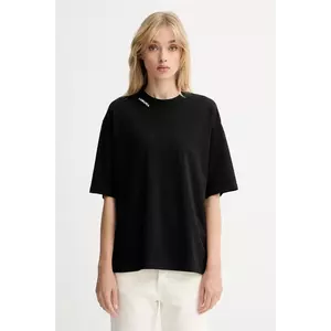 La Mania tricou din bumbac culoarea negru, ADELL imagine