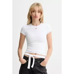 Diesel tricou T-BUNNY-TAIL culoarea alb, A19337.0EJAI imagine