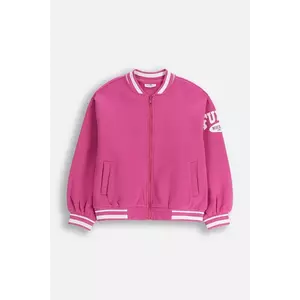 Coccodrillo bluză copii culoarea roz, cu imprimeu, EVERYDAY GIRL A imagine