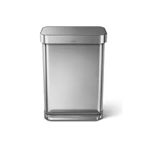 Simplehuman coș de gunoi Rectangular 55 L culoarea gri imagine