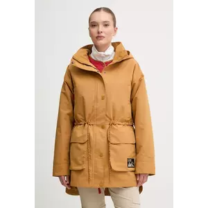 Columbia geacă High Cascades Interchang culoarea maro, de tranzitie, oversize, 2141501 imagine