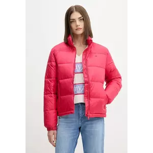 Tommy Jeans geacă culoarea roz, de iarna, DW0DW21619 imagine