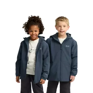 Jack Wolfskin geacă SNOW DAYS JKT KIDS culoarea bleumarin, A65320 imagine
