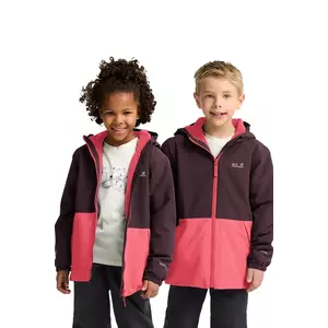 Jack Wolfskin geacă SNOW DAYS JKT KIDS culoarea roz, A65320 imagine
