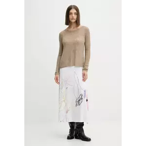 Desigual rochie KALA culoarea verde, midi, evazati, 25WWVK25 imagine