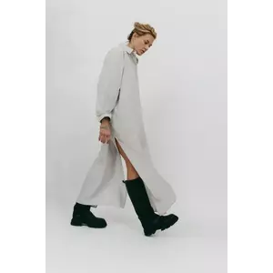 MUUV. rochie MEIE culoarea gri, maxi, oversize imagine