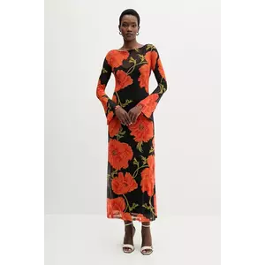 Never Fully Dressed rochie culoarea negru, maxi, evazati, NFDDR3016 imagine