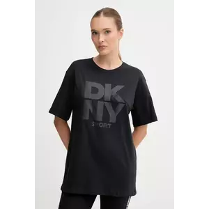 Dkny tricou din bumbac culoarea negru, DP5T1470 imagine
