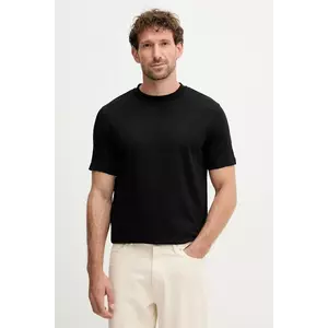 Karl Lagerfeld tricou din bumbac culoarea negru, cu imprimeu, 554225.755036 imagine