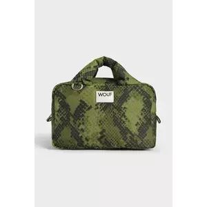 WOUF trusă cosmetică de călătorie Cobra 20 x 15 x 10 cm culoarea verde imagine