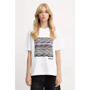 Missoni tricou din bumbac culoarea alb, DS25WL06.BJ00PJ imagine