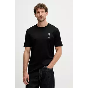 Paul&Shark tricou din bumbac Knitwear culoarea negru, cu imprimeu, 15311628 imagine