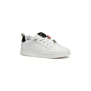 Geox sneakers pentru copii ECLYPER culoarea alb, J56LRA.000BC imagine