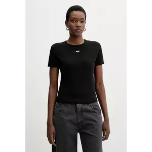 Diesel tricou din bumbac T-UNCUTIE-LONG-D T-SHIRT culoarea roz, A14962.0GRAI imagine