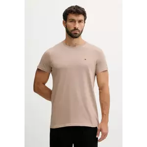 Tommy Jeans tricou din bumbac culoarea alb, uni, DM0DM04411 imagine