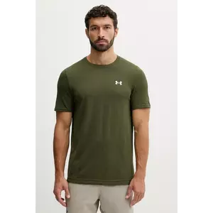 Under Armour tricou de antrenament Vanish Seamless culoarea portocaliu, uni, 1382801 imagine