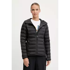 Columbia geacă sport din puf Lake 24 culoarea negru, de tranzitie, 2088363 imagine